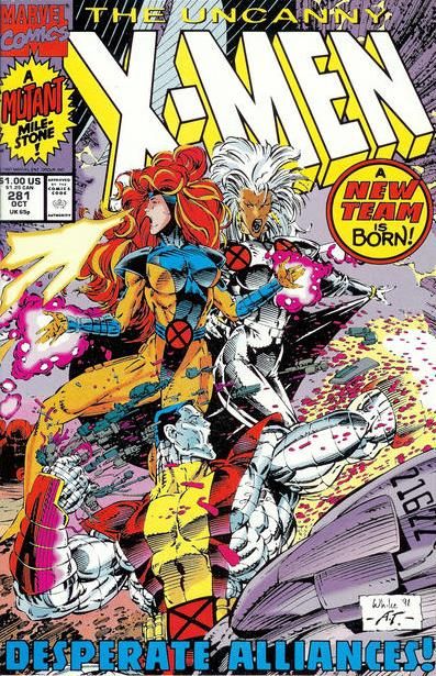 Uncanny X-Men, Vol. 1 #281A (Direct Edition) Cover