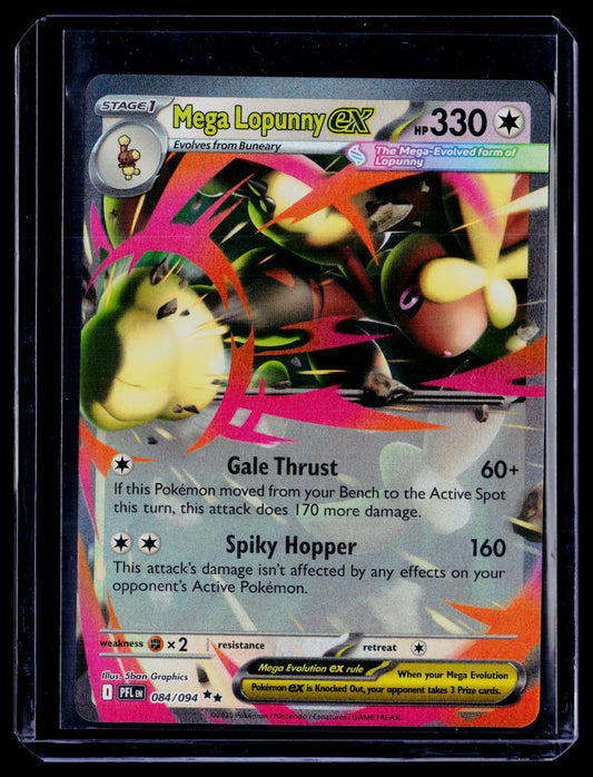 Mega Lopunny ex Holo Double Rare ME02: Phantasmal Flames 084/094 NM