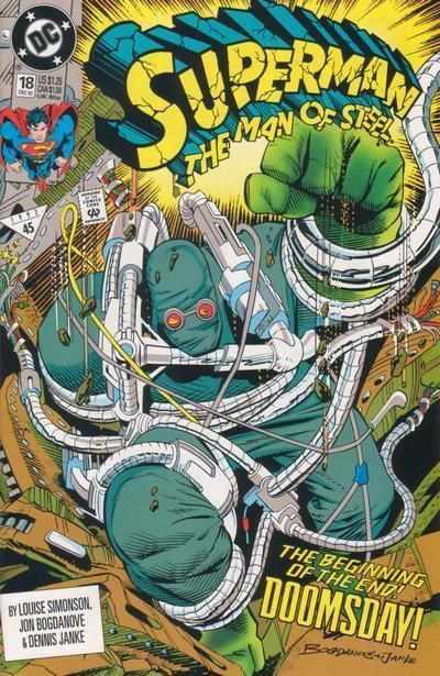 Superman: The Man of Steel #18A (Direct Edition) Cover