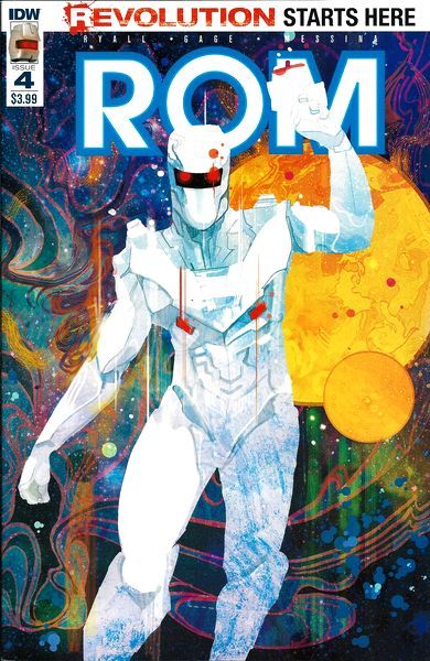 ROM (IDW Publishing) #4A (Regular Christian Ward Cover) Cover