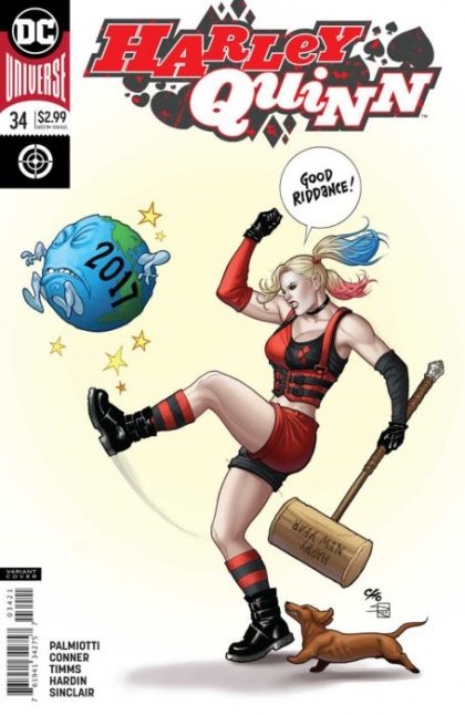 Harley Quinn, Vol. 3 #34B (Variant Frank Cho Cover) Cover