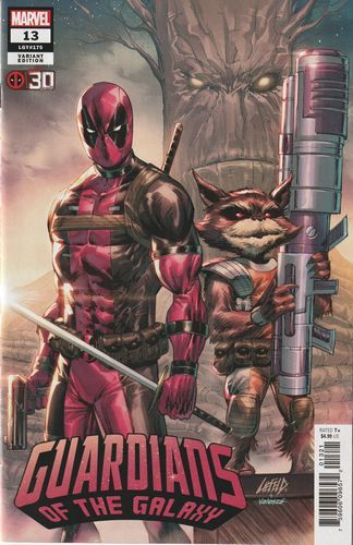Guardians of the Galaxy, Vol. 6 #13B (Variant Rob Liefeld Deadpool 30th Anniversary Cover) Cover