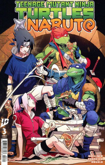 Teenage Mutant Ninja Turtles x Naruto #3A (Jorge Jiménez Regular) Cover