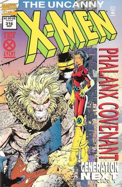 Uncanny X-Men, Vol. 1 #316C (Enhanced Holofoil Newsstand Edition) Cover
