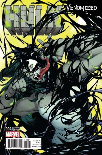 Hulk, Vol. 3 #4B (Variant Ema Lupacchino Venomized Cover) Cover