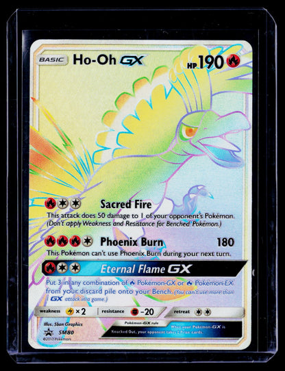 Ho Oh GX Holo Promo SM Promos SM80 NM