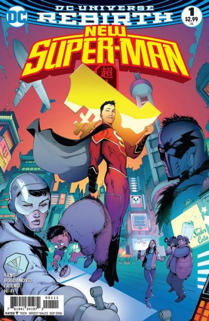 New Super-Man #1A (Regular Viktor Bogdanovic Cover) Cover