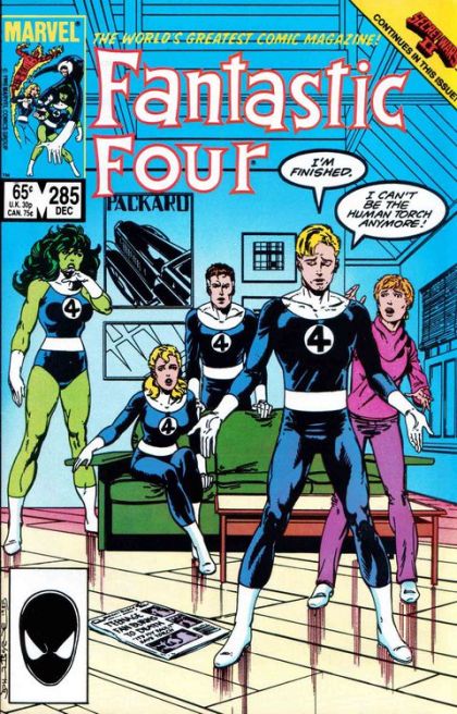 Fantastic Four, Vol. 1 #285A (Direct Edition) Cover
