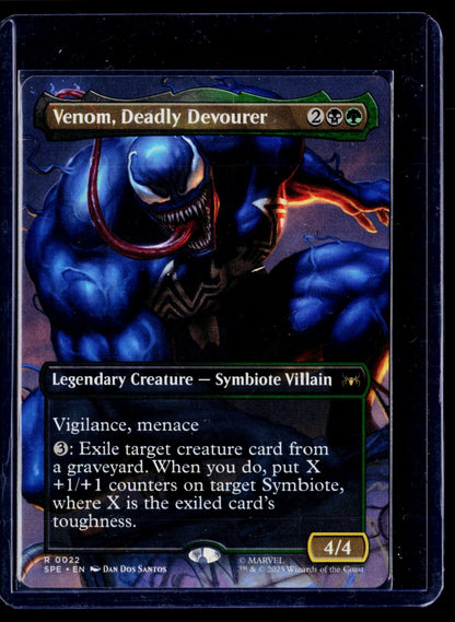 Venom, Deadly Devourer (Borderless) R Marvel's Spider-Man: Eternal-Legal 22 NM