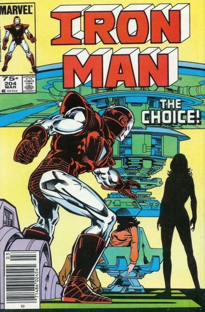 Iron Man, Vol. 1 #204B (Newsstand Edition) Cover