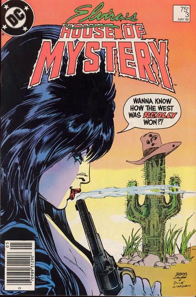 Elvira's House of Mystery #3B (Newsstand Edition) Cover