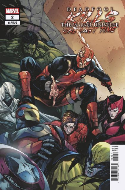 Deadpool Kills the Marvel Universe One Last Time #2B (Alessandro Cappuccio Variant) Cover