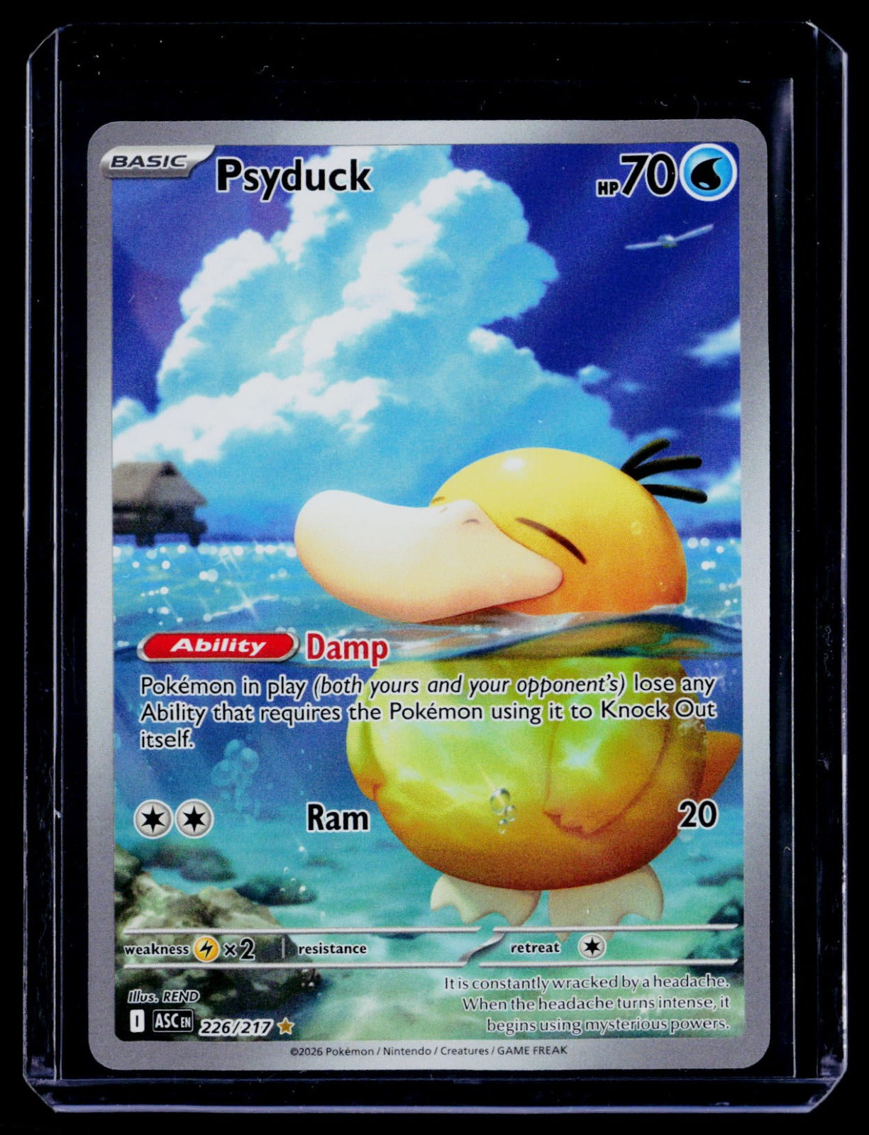 Psyduck Holo Illustration Rare ME: Ascended Heroes 226/217 NM