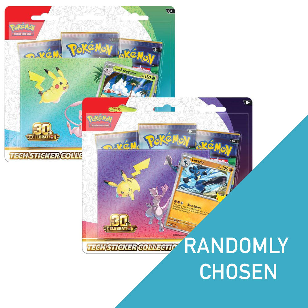 Pokémon TCG: 30th Anniversary Celebration Tech Sticker Collection (Pre-Order) (1 Per Order) Styles May Vary
