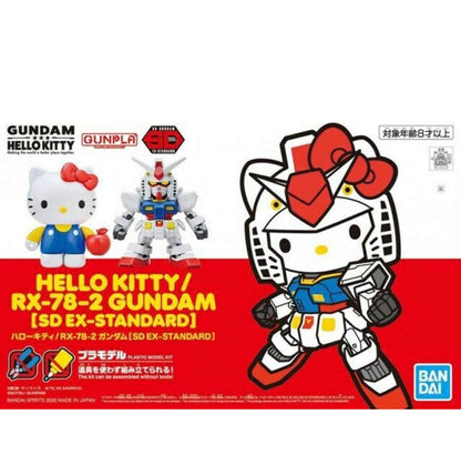 Bandai Hobby - Gundam - Hello Kitty & RX-78-2, Bandai Spirits SD-EX Standard Model Kit
