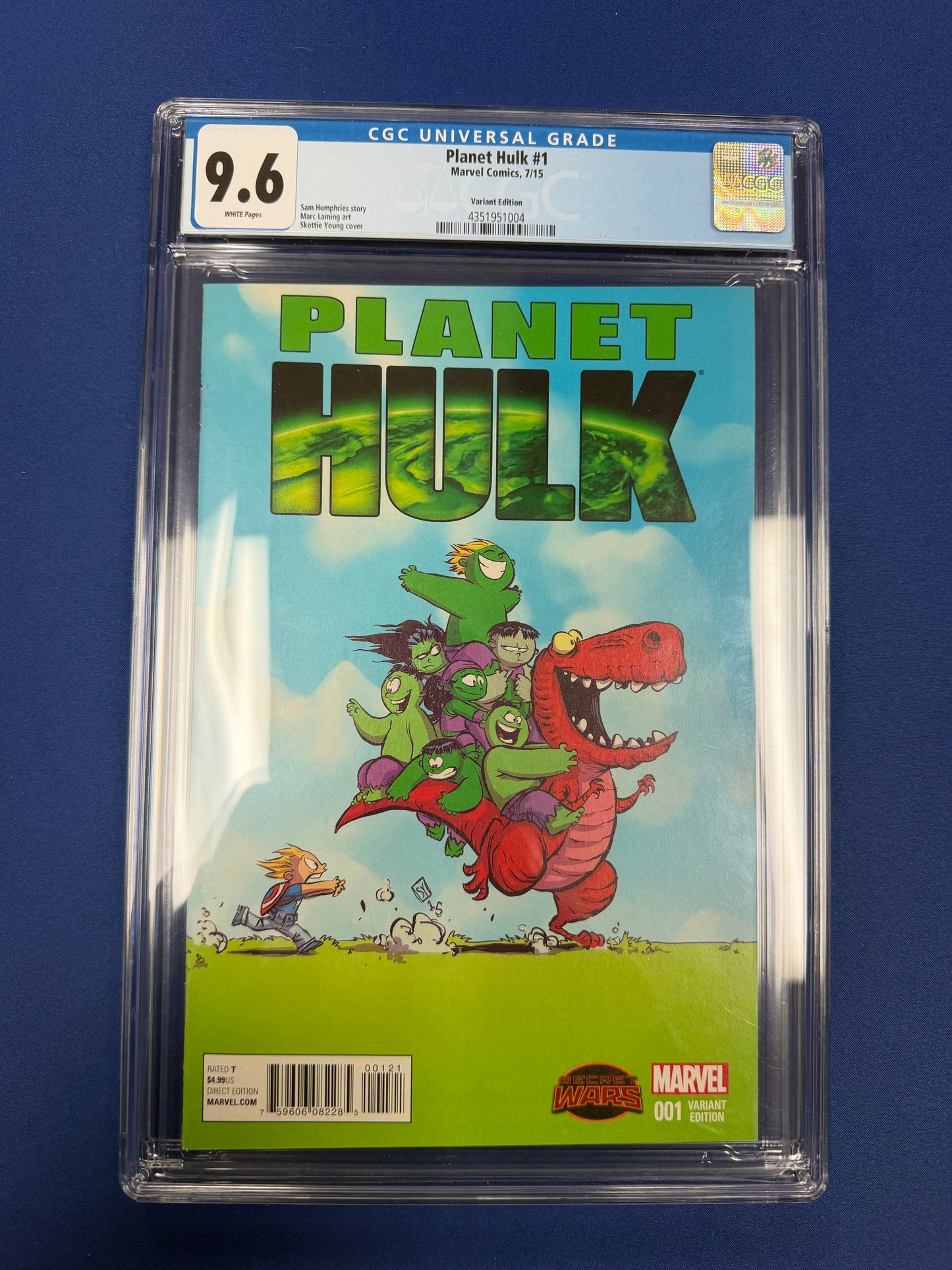 CGC 9.6 Planet Hulk Skottie Young Variant