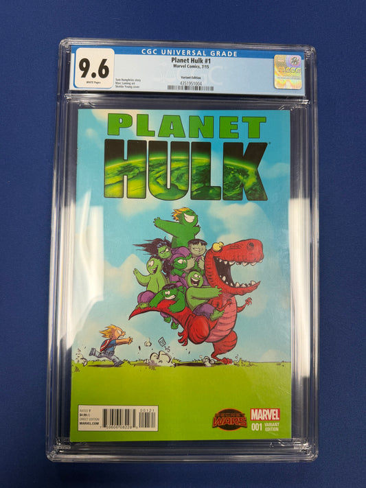 CGC 9.6 Planet Hulk Skottie Young Variant