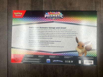 Pokémon Trading Card Game: Scarlet & Violet—Prismatic Evolutions Accessory Pouch Special Collection
