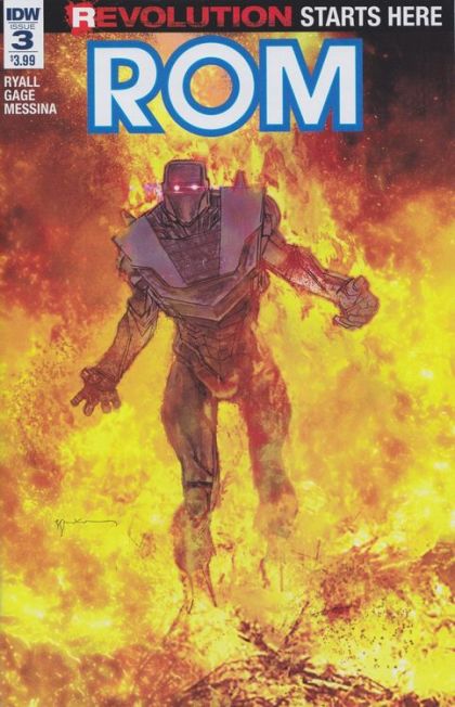 ROM (IDW Publishing) #3A Cover