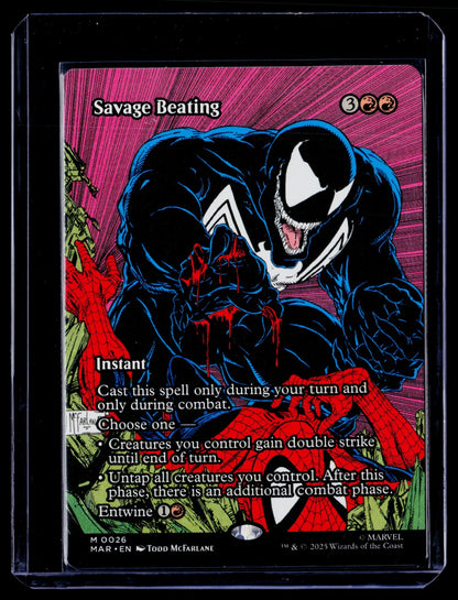 Savage Beating (Borderless) M Marvel Universe Eternal-Legal 26 NM