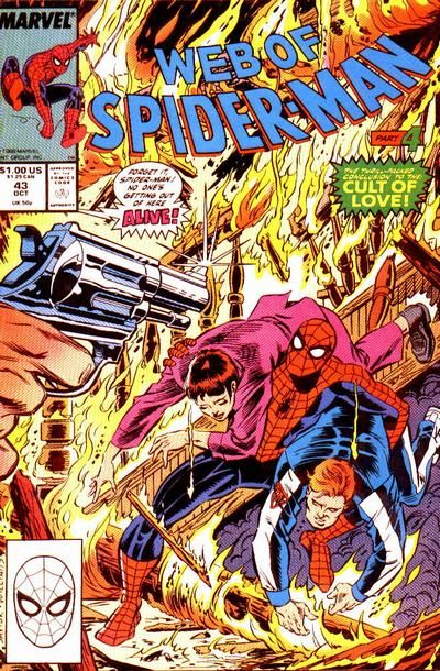 Web of Spider-Man, Vol. 1 #43A (Direct Edition) Cover