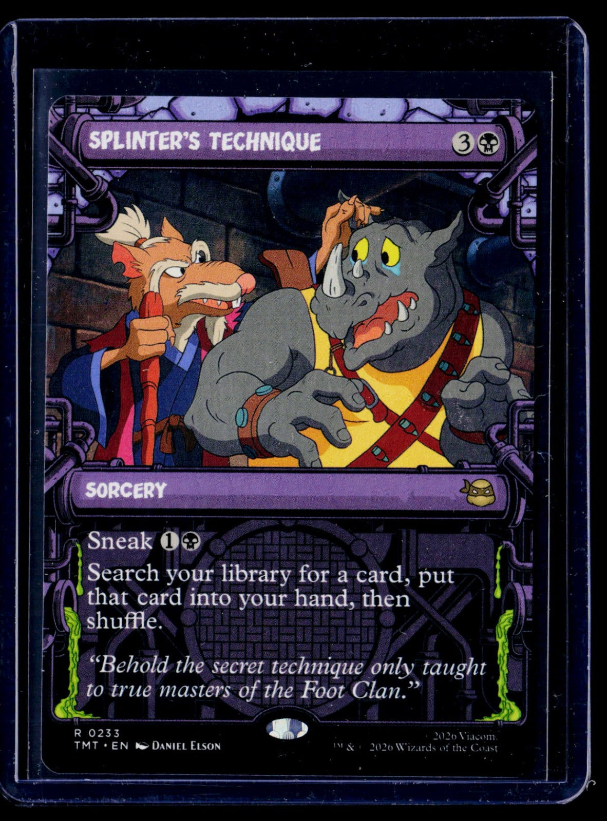 Splinter's Technique (Showcase) R Teenage Mutant Ninja Turtles 233 NM