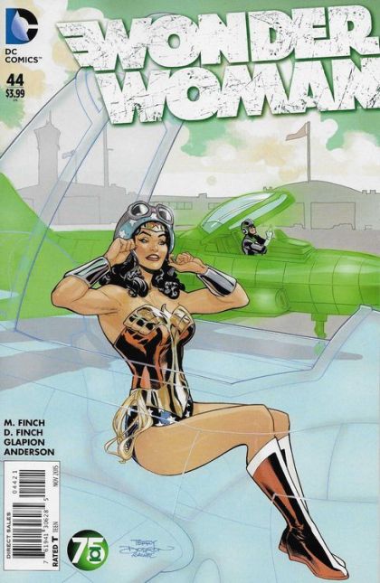 Wonder Woman, Vol. 4 #44B (Terry Dodson Green Lantern 75th Anniversary Variant) Cover