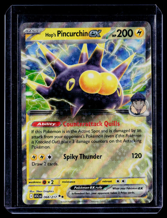 Hop's Pincurchin ex Holo Double Rare ME: Ascended Heroes 068/217 NM