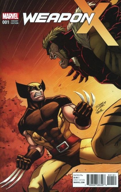 Weapon X, Vol. 3 #1E (Ron Lim 1:15 Retailer Incentive Classic Variant) Cover