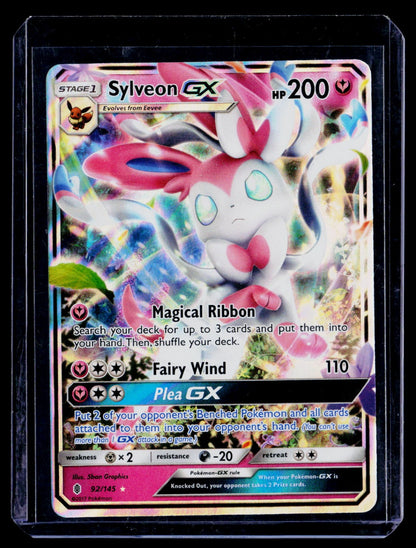 Sylveon GX Holo Ultra Rare SM - Guardians Rising 92/145 NM