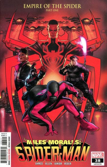 Miles Morales: Spider-Man, Vol. 1 #38A (Taurin Clarke Regular) Cover