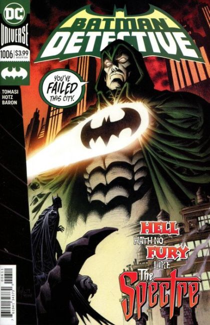 Detective Comics, Vol. 3 #1006A (Regular Kyle Hotz Cover) Cover