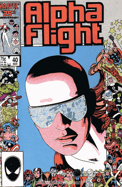 Alpha Flight, Vol. 1 #40A (Direct Edition) Cover
