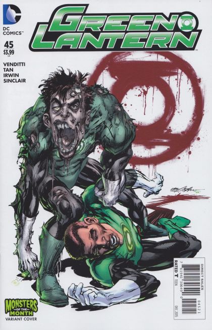 Green Lantern, Vol. 5 #45B (Neal Adams Monsters Variant) Cover