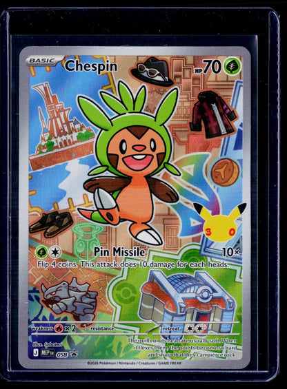 Chespin Holo Promo ME: Mega Evolution Promo 058 NM