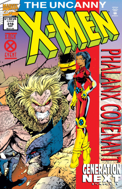 Uncanny X-Men, Vol. 1 #316A (Direct Edition) Cover