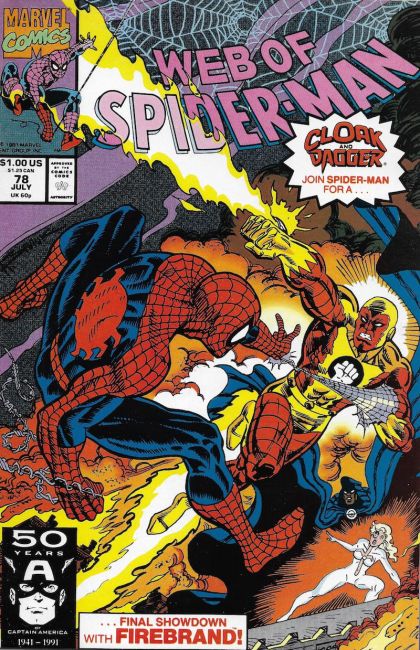 Web of Spider-Man, Vol. 1 #78A (Direct Edition) Cover