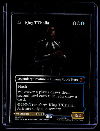 King T'Challa (Borderless) M Marvel Super Heroes 373 NM