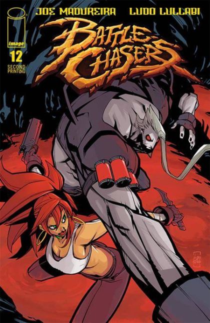 Battle Chasers #12I (2nd Printing Ludo Lullabi) Cover