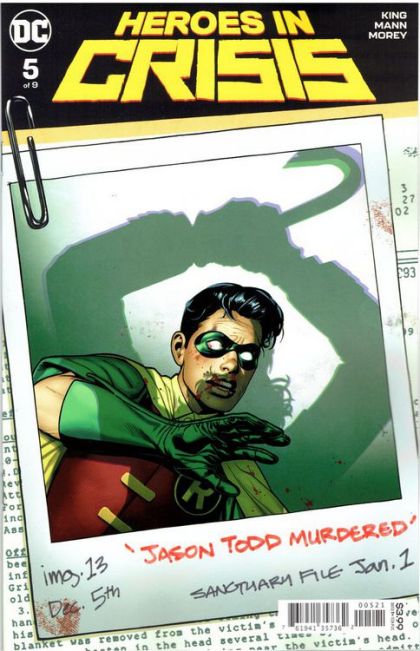 Heroes in Crisis #5B (Ryan Sook Variant) Cover