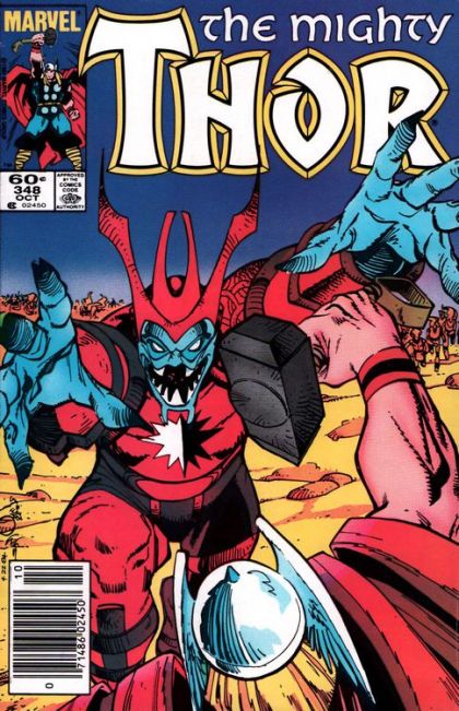 Thor, Vol. 1 #348B (Newsstand Edition) Cover