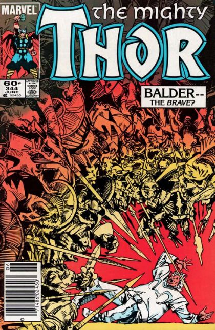 Thor, Vol. 1 #344B (Newsstand Edition) Cover