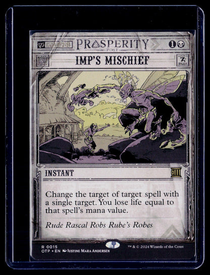Imp's Mischief R Outlaws of Thunder Junction: Breaking News 15 NM