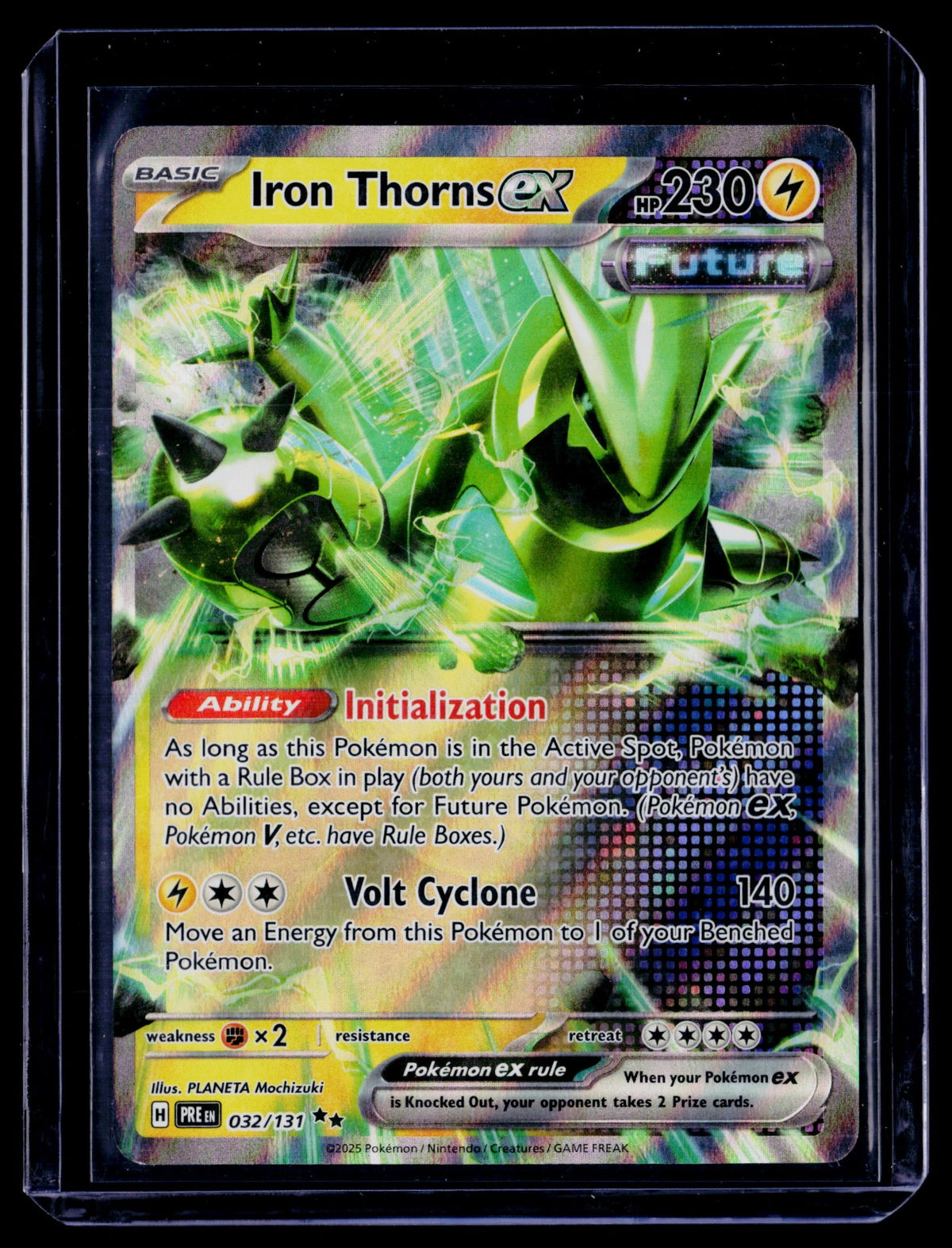 Iron Thorns ex Holo Double Rare SV: Prismatic Evolutions 032/131 NM
