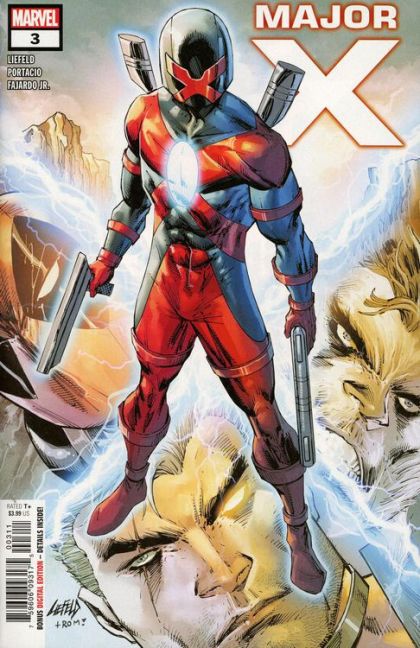 Major X, Vol. 1 #3A (Regular Rob Liefeld Cover) Cover