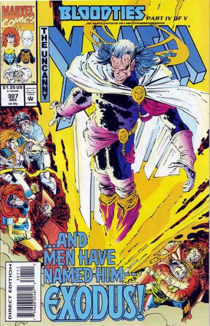 Uncanny X-Men, Vol. 1 #307A (Direct Edition) Cover