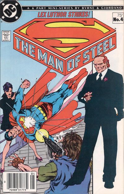The Man of Steel, Vol. 1 #4B (Newsstand Edition) Cover