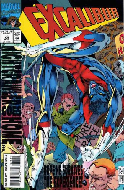 Excalibur, Vol. 1 #76A (Direct Edition) Cover