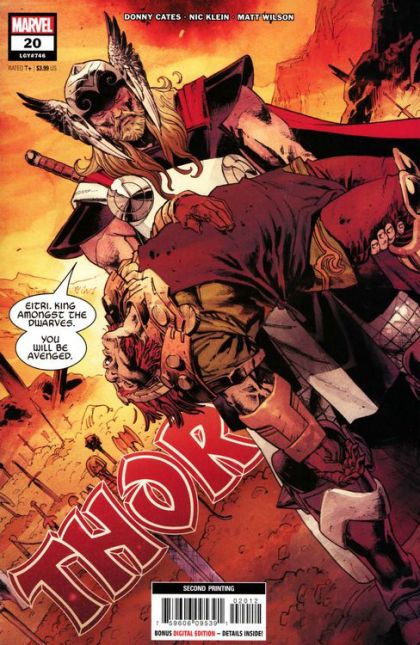 Thor, Vol. 6 #20E (2nd Printing Nic Klein Variant) Cover