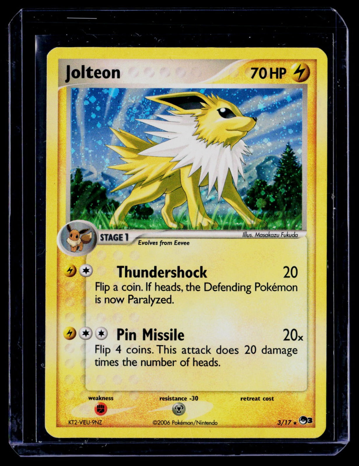 Jolteon Holo Rare POP Series 3 003/017 MP